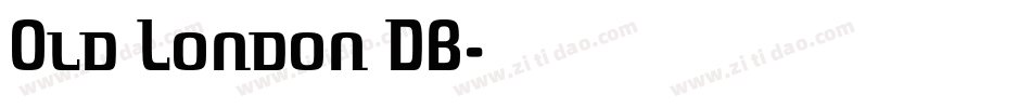 Old London DB字体转换